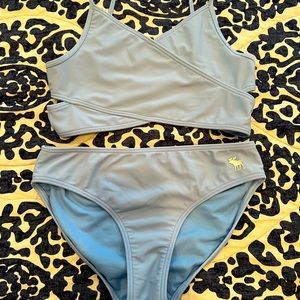 Abercrombie Kids Light Blue 2-piece Swimsuit Size 13/14
